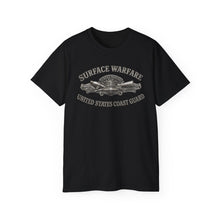 Load image into Gallery viewer, Unisex Ultra Cotton Tee - USCG - Surface Warfare w txt - 3D - Enhanced
