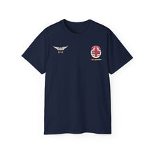 Load image into Gallery viewer, Unisex Ultra Cotton Tee - 57th Medical Detachment "Original Dustoff" with Aviator Wings, Air Medal w Number 33 and Vietnam Service - T-Shirts - Classic
