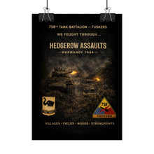 Load image into Gallery viewer, Posters - Hedgerow assault in Normandy, 1944 - Shirt - Back

