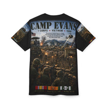 Load image into Gallery viewer, Camp Evans  - I Corps, Vietnam - Tribute Tee — "Tet Offensive and Relief of Khe Sanh"
