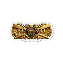 Load image into Gallery viewer, Die-Cut Magnet - USCG - Coxswain - Auxiliary wo txt - 3D - Enhanced
