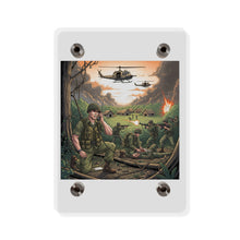 Load image into Gallery viewer, Acrylic Wall Art Panel - Vietnam Patrol Fire Fight Requesting Medevac
