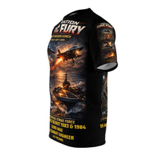Load image into Gallery viewer, Operation EPIC FURY Tribute Tee — US Strike Against Iran Strategic Strike Campaign - US MARINES -Beirut 1983 &amp; 1984
