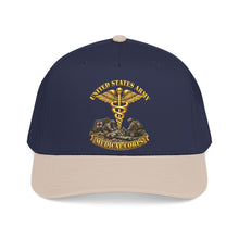 Load image into Gallery viewer, Mid Profile Baseball Cap - Army - Medical Corps - US Army w Scene - 3D - Enhanced
