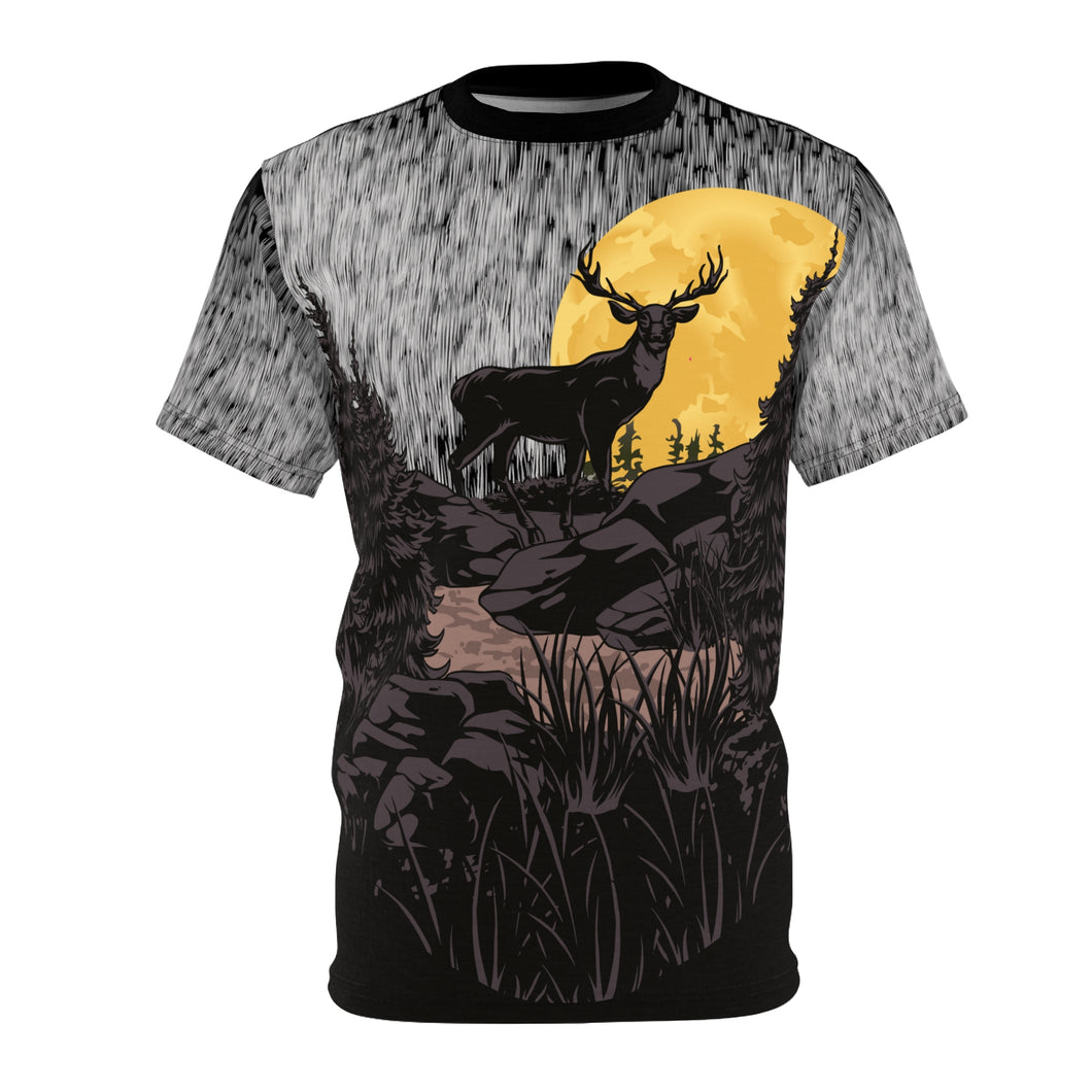 AOP - Deer Moon Shirt  with Rain