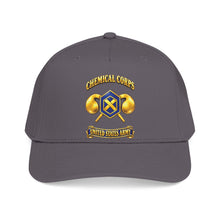 Load image into Gallery viewer, Mid Profile Baseball Cap - Army - Chemical Corps - 3D - Enhanced
