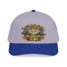 Load image into Gallery viewer, Mid Profile Baseball Cap - Army - 116th Assault Helicopter Co w  Aviator Badge w VN SVC - HORNETS - 3D - Enhanced
