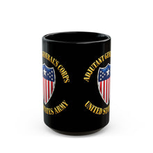 Load image into Gallery viewer, Black Mug  (15oz) - Army - Adjutant General's Corps - 3D - Enhanced
