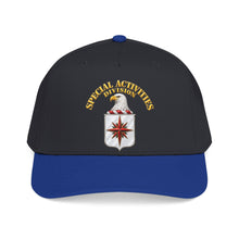 Load image into Gallery viewer, Mid Profile Baseball Cap - Special Activities Division - COA - Central Intelligence Agency - 3D - Enhanced
