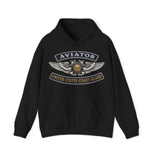 Load image into Gallery viewer, Hoodie – USCG - Aviator Badge - Auxiliary w txt - 3D - Enhanced
