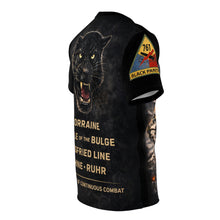 Load image into Gallery viewer, 761st Tank Battalion "Black Panthers" All-Over Print Tee — "Come Out Fighting"
