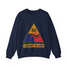 Load image into Gallery viewer, Crewneck Sweatshirt - SSI - 50th Armored Division w Name Tape X 300
