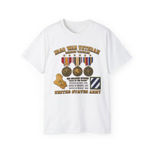 Load image into Gallery viewer, Unisex Ultra Cotton Tee - Army - Iraq War Veteran - 3rd Infantry Division - 3D - Enhanced
