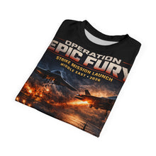 Load image into Gallery viewer, Operation EPIC FURY Tribute Tee — US Strike Against Iran Strategic Strike Campaign
