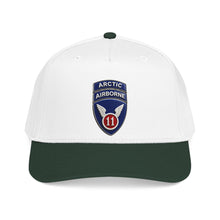 Load image into Gallery viewer, Mid Profile Baseball Cap - 11th Airborne Division w Arctic Tab wo txt - 3D - Enhanced
