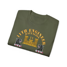 Load image into Gallery viewer, Unisex Ultra Cotton Tee - Classic - 11th Engineer Battalion - Camp Humphries 2nd Infantry Division - Korea
