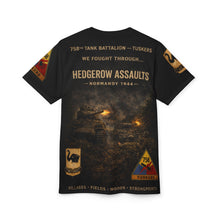 Load image into Gallery viewer, 758th Tank Battalion Normandy 1944 Tuskers in the Hedgerow Tee

