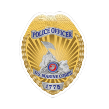Load image into Gallery viewer, Kiss-Cut Stickers - USMC - Police Officer -  U.S. Marine Corps 1775 X 300

