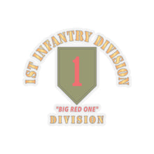 Load image into Gallery viewer, Kiss-Cut Stickers - SSI - 1st Infantry Division - Big Red One X 300
