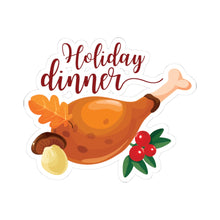 Load image into Gallery viewer, Kiss-Cut Stickers - Holiday Dinner
