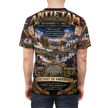 Load image into Gallery viewer, Battle of Antietam - Sept 17 1862 - Tribute Tee - The Bloodiest Single Day in American History - Black Collar
