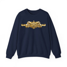 Load image into Gallery viewer, Crewneck Sweatshirt - USCG - Cutterman - Officer wo txt - 3D - Enhanced
