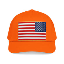 Load image into Gallery viewer, Mid Profile Baseball Cap - Flag - United States - 3D - Enhanced
