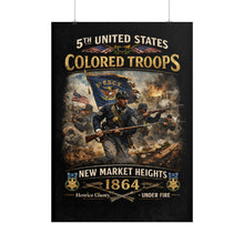 Load image into Gallery viewer, Posters - Honoring the 5th USCT at New Market Heights- Poster
