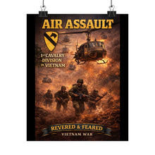 Load image into Gallery viewer, Matte Poster - 1st Cavalry Division in Vietnam
