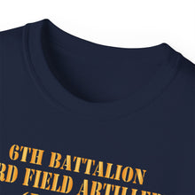 Load image into Gallery viewer, Unisex Ultra Cotton Tee - Field Artillery - 6th Bn, 33rd Field Artillery, Ft Sill, OK LANCE Firing - 1975-1981 X 300
