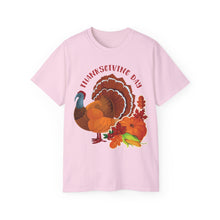 Load image into Gallery viewer, Unisex Ultra Cotton Tee - Thanksgiving - Happy Turkey Day
