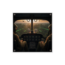 Load image into Gallery viewer, Acrylic Wall Art Panel - Pilots View Hot LZ - Vietnam

