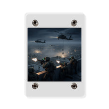 Load image into Gallery viewer, Acrylic Wall Art Panel - Night Air Assault by Army Rangers
