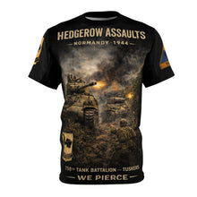 Load image into Gallery viewer, 758th Tank Battalion Normandy 1944 Tuskers in the Hedgerow Tee
