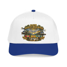 Load image into Gallery viewer, Mid Profile Baseball Cap - Army - 116th Assault Helicopter Co w  Aviator Badge w VN SVC - HORNETS - 3D - Enhanced
