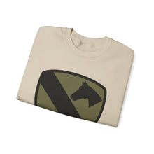 Load image into Gallery viewer, Crewneck Sweatshirt  - SSI - 1st Cavalry Division - Subdued X 300
