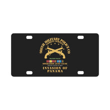 Load image into Gallery viewer, Just Cause - 988th Military Police Co w Svc Ribbons X 300 Classic License Plate
