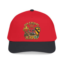 Load image into Gallery viewer, Mid Profile Baseball Cap - Army - 8th Cavalry (Air Cav) - 1st Cav Division w VN SVC - 3D - Enhanced
