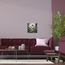 Load image into Gallery viewer, Indoor and Outdoor Silk Posters - Vietnam Village Helicopter Assault
