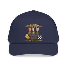 Load image into Gallery viewer, Mid Profile Baseball Cap - Army - Iraq War Veteran - 3rd Infantry Division - 3D - Enhanced
