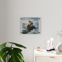 Load image into Gallery viewer, Acrylic Wall Art Panel - Washington Crossing the Delaware duing the Revolutionary War
