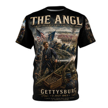 Load image into Gallery viewer, Union Battery - Lt Alonzo Cushing - 3 July 1963 Tribute Tee - Gettysburg, PA, "The Defense That Saved the Union"
