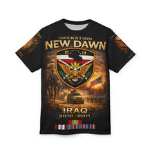 Load image into Gallery viewer, Operation New Dawn Tribute Tee — "End of Mission: Iraq Sept 1, 2010–Dec 15, 2011"
