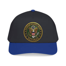 Load image into Gallery viewer, Mid Profile Baseball Cap - Army - US Army Veteran - 3D - Enhanced
