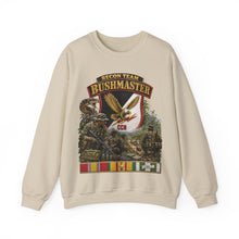 Load image into Gallery viewer, Crewneck Sweatshirt - Pocket Patch - Vietnam - Recon Team Bushmaster - 3D - Enhanced - Mission
