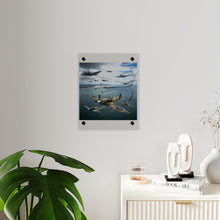 Load image into Gallery viewer, Acrylic Wall Art Panel - British and German aircraft during the Battle of Britain
