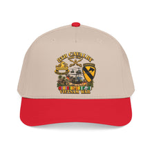 Load image into Gallery viewer, Mid Profile Baseball Cap - Army - 8th Cavalry (Air Cav) - 1st Cav Division w VN SVC - 3D - Enhanced
