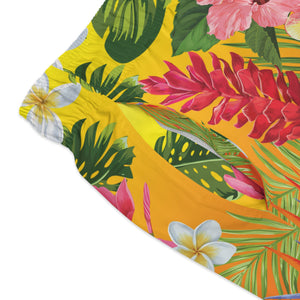 Swim Trunks (AOP) - Fire Panel - Tropical Flowers X 300