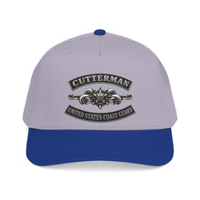 Load image into Gallery viewer, Mid Profile Baseball Cap - USCG - Cutterman - Enlisted w txt - 3D - Enhanced
