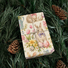 Load image into Gallery viewer, Gift Wrap Paper — Easter bunny and egg wonderland patterns
